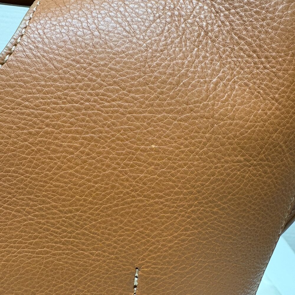 HOBO Tan Leather Shoulder Bag with Cut-Out Handle - Picture 4 of 8